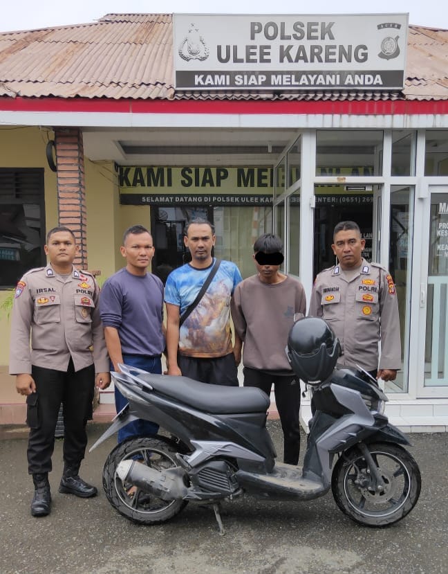 Hendak Jual Motor Curian, Pemuda Aceh Besar Diringkus Polisi