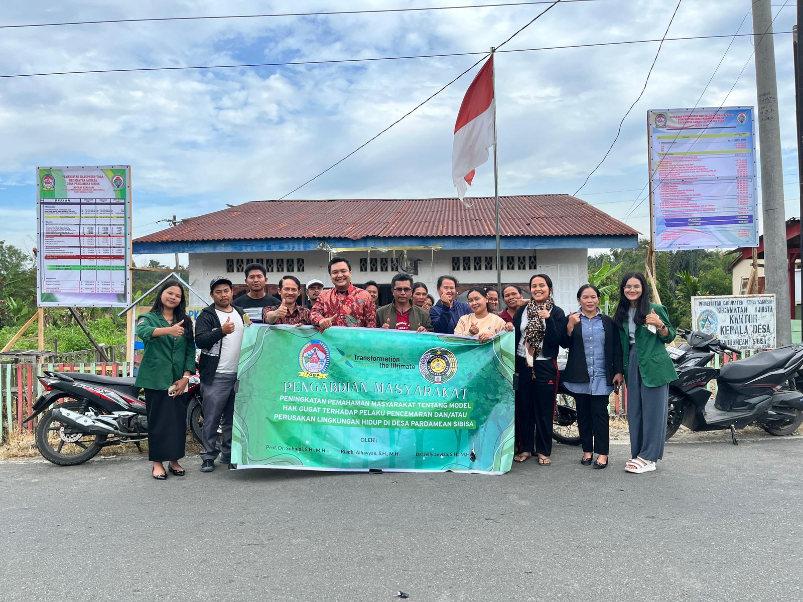 FH USU Sosialisasikan Hak Gugat Lingkungan di Desa Pardamean Sibisa