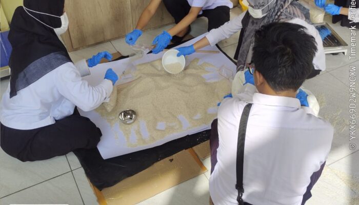 Polres Agara Cek Lab Beras Oplosan