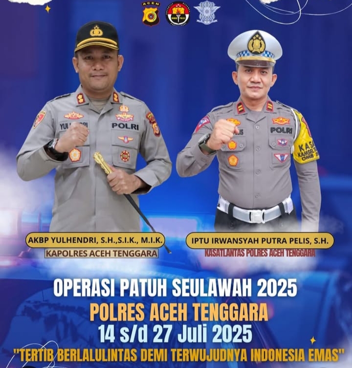 Di Aceh Tenggara, Pelanggaran Terbanyak Pengendara Tak Pakai Helm