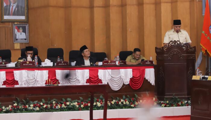 Rapat Paripurna Pendapat Akhir Fraksi Ranperda RPJMD Batubara