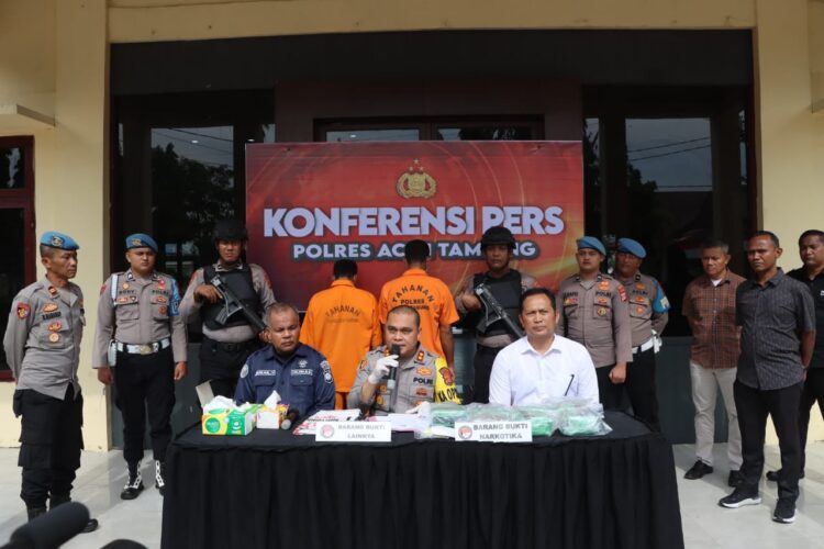 Polres Aceh Tamiang Ungkap Kasus Narkoba 6,2 Kg Sabu