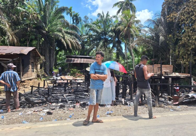 Di Pedalaman Aceh Timur, Tiga Rumah Terbakar