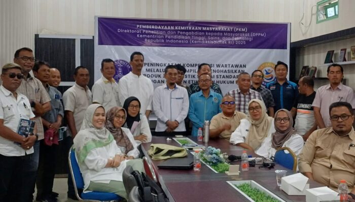 PWI Sergai Gandeng PKM UMA Gelar Pelatihan Jurnalistik