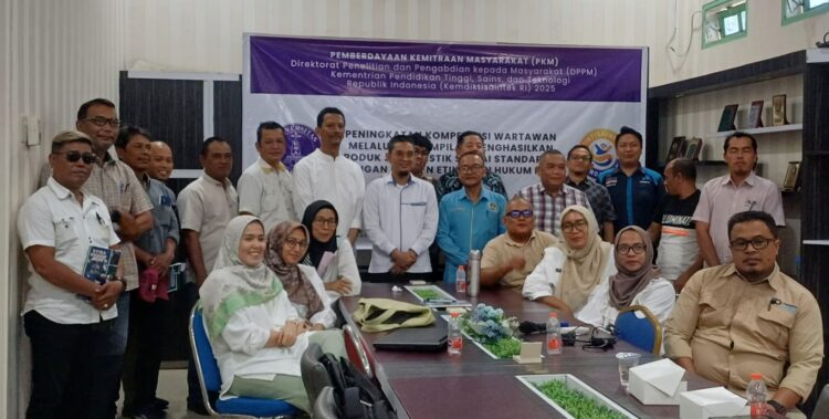 PWI Sergai Gandeng PKM UMA Gelar Pelatihan Jurnalistik