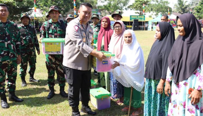Kapolres Labuhanbatu Apresiasi TMMD Di Tanjung Medan