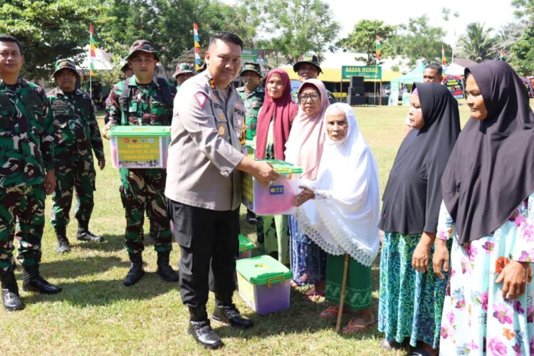 Kapolres Labuhanbatu Apresiasi TMMD Di Tanjung Medan