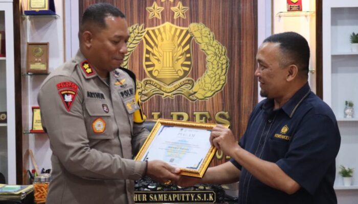 Polres Humbahas Raih Dua Penghargaan Peringkat Pertama Dari KPPN Balige