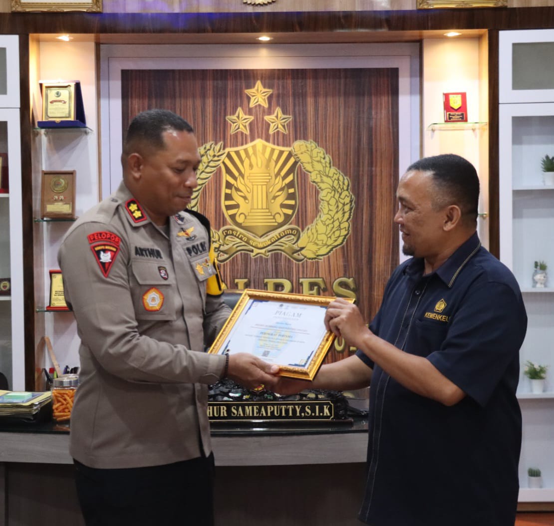 Polres Humbahas Raih Dua Penghargaan Peringkat Pertama Dari KPPN Balige