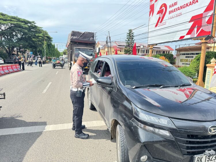 Ops Patuh Seulawah Polres Langsa: 248 Tilang Dan 100 Teguran Kepada Pelanggar Lalu Lintas