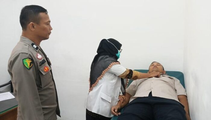 Polres Labuhanbatu Pastikan Kesehatan Personel Prima
