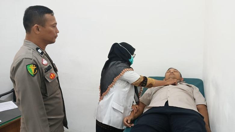 Polres Labuhanbatu Pastikan Kesehatan Personel Prima