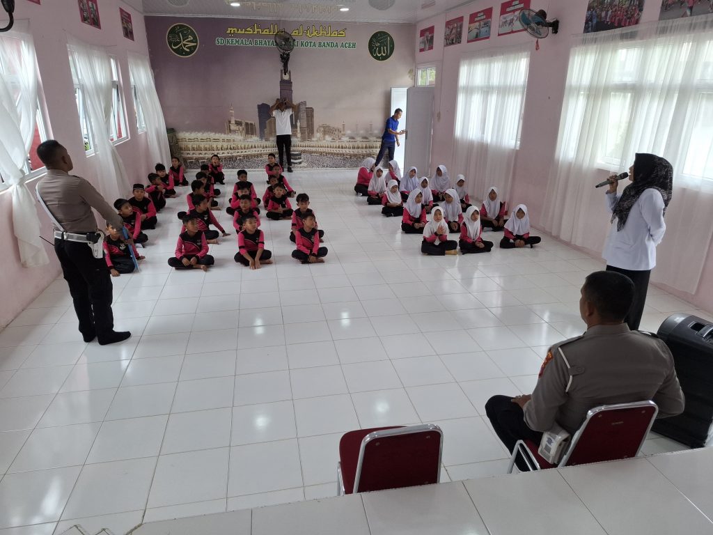 Polantas Polresta Banda Aceh Edukasi Tertib Berlalulintas Bagi Usia Dini