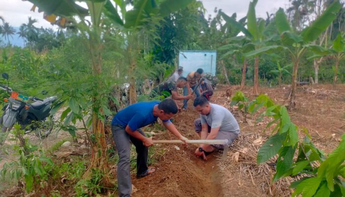 Satgas TMMD Agara Kebut Penyelesaian Jalan dan Pipanisasi Air Bersih