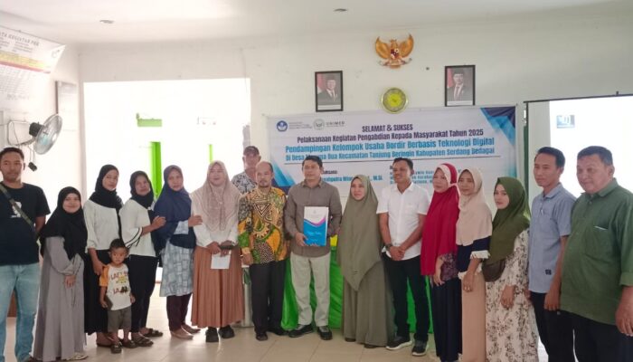 Unimed Dampingi Kelompok Usaha MJ Bordir Masuki Pasar Global