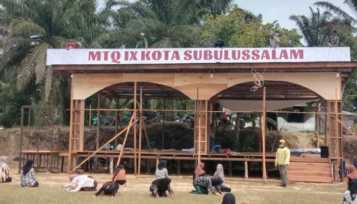 Panitia Pacu Persiapan Pembukaan MTQ IX Kota Subulussalam