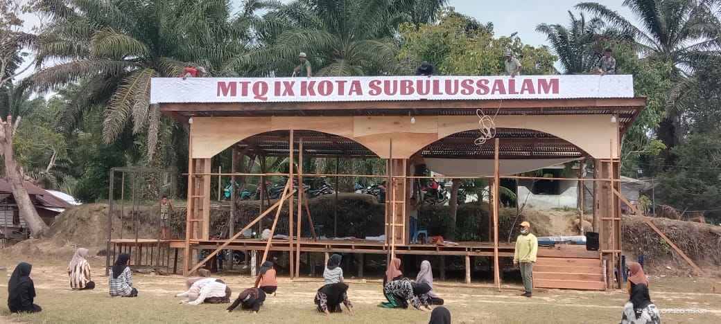 Panitia Pacu Persiapan Pembukaan MTQ IX Kota Subulussalam