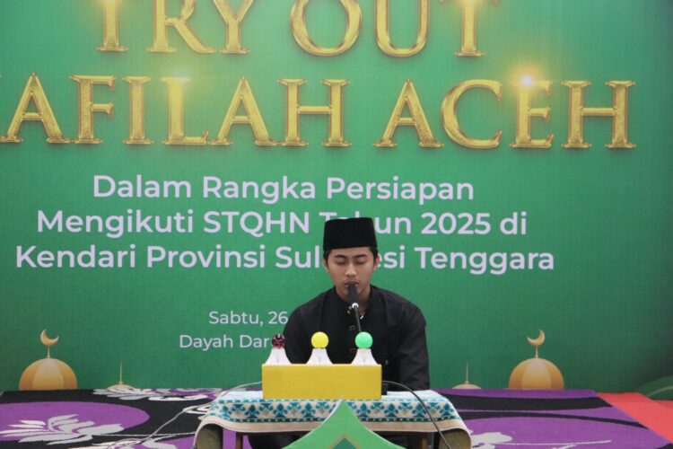 Dinas Syariat Islam Gelar Try Out Persiapan STQHN Di Dayah DQA