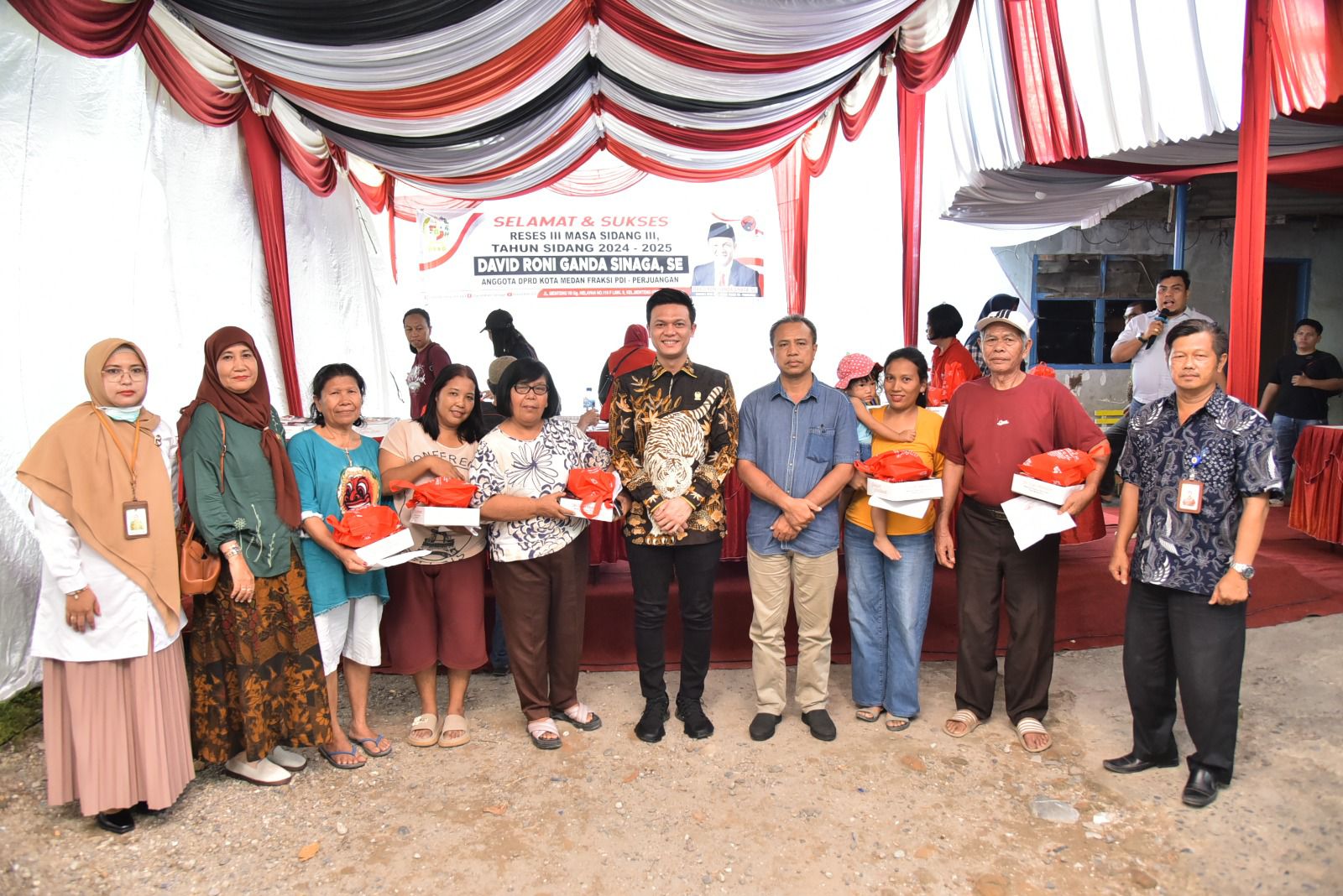Gelar Reses III, David Roni G Sinaga Ingatkan Lurah, Camat dan Dinas Sosial Jangan Persulit Urusan Warga