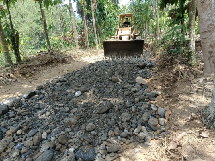 Satgas TMMD Kodim 0108/Agara Sirami Jalan, Warga Ucapkan Terima Kasih