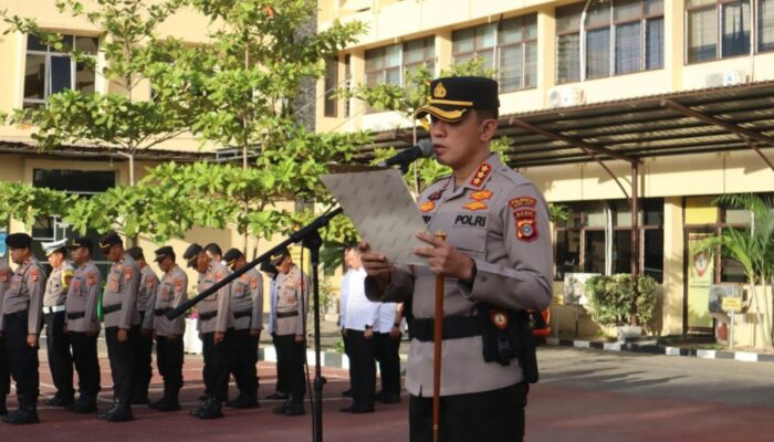 Pimpin Apel Pagi, Ini Yang Disampaikan Kapolresta Banda Aceh