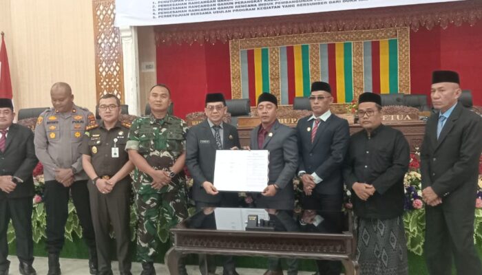Raqan Pertanggungjawaban APBK 2024 Abdya Disahkan