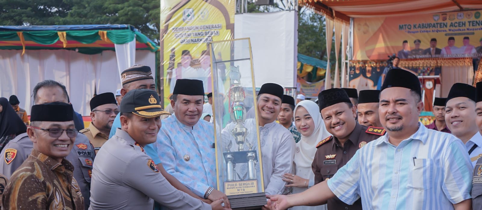 Bupati Salim Fakhry Ingatkan Kafilah MTQ Agara Jangan Lagi Di Urutan Buncit