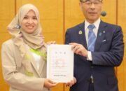 Pertama Kali Di Jepang, Wanita Muslim Asal Kota Lubukpakam Dilantik Sebagai Duta Promosi