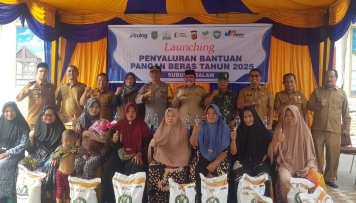 Launching Penyaluran Bantuan Pangan Beras 2025
