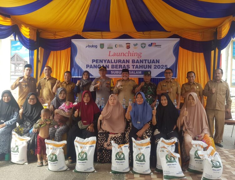 Launching Penyaluran Bantuan Pangan Beras 2025