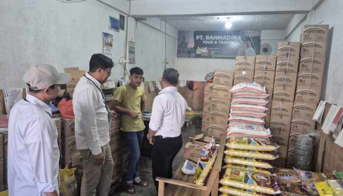 Polresta Banda Aceh Dan Bulog Sidak Pasar Antisipasi Beras Oplosan