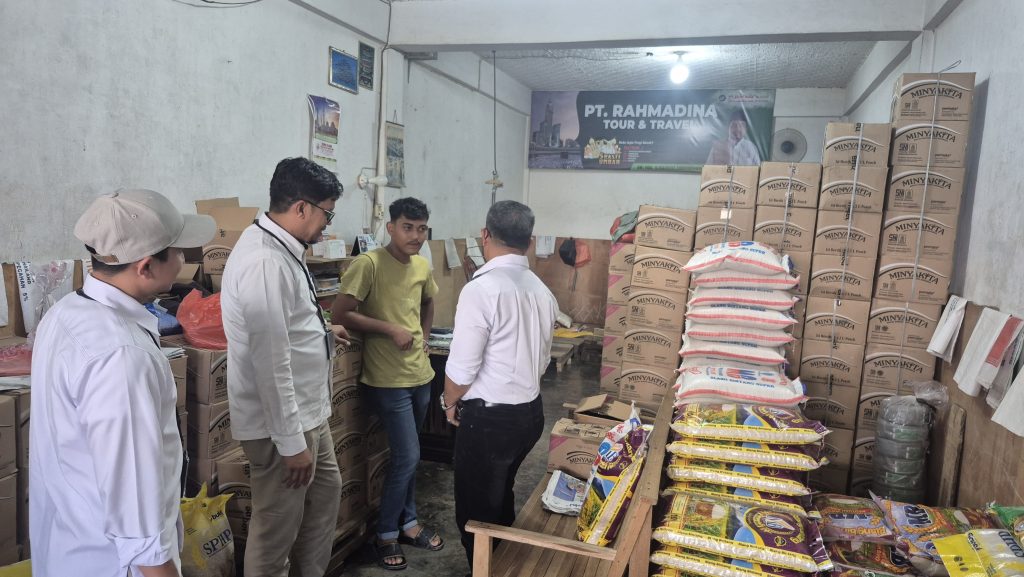 Polresta Banda Aceh Dan Bulog Sidak Pasar Antisipasi Beras Oplosan