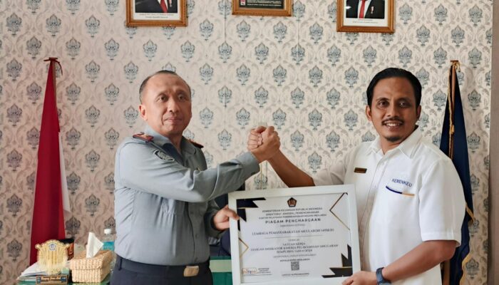 Lapas Meulaboh Raih Penghargaan IKPA Sempurna Dari KPPN