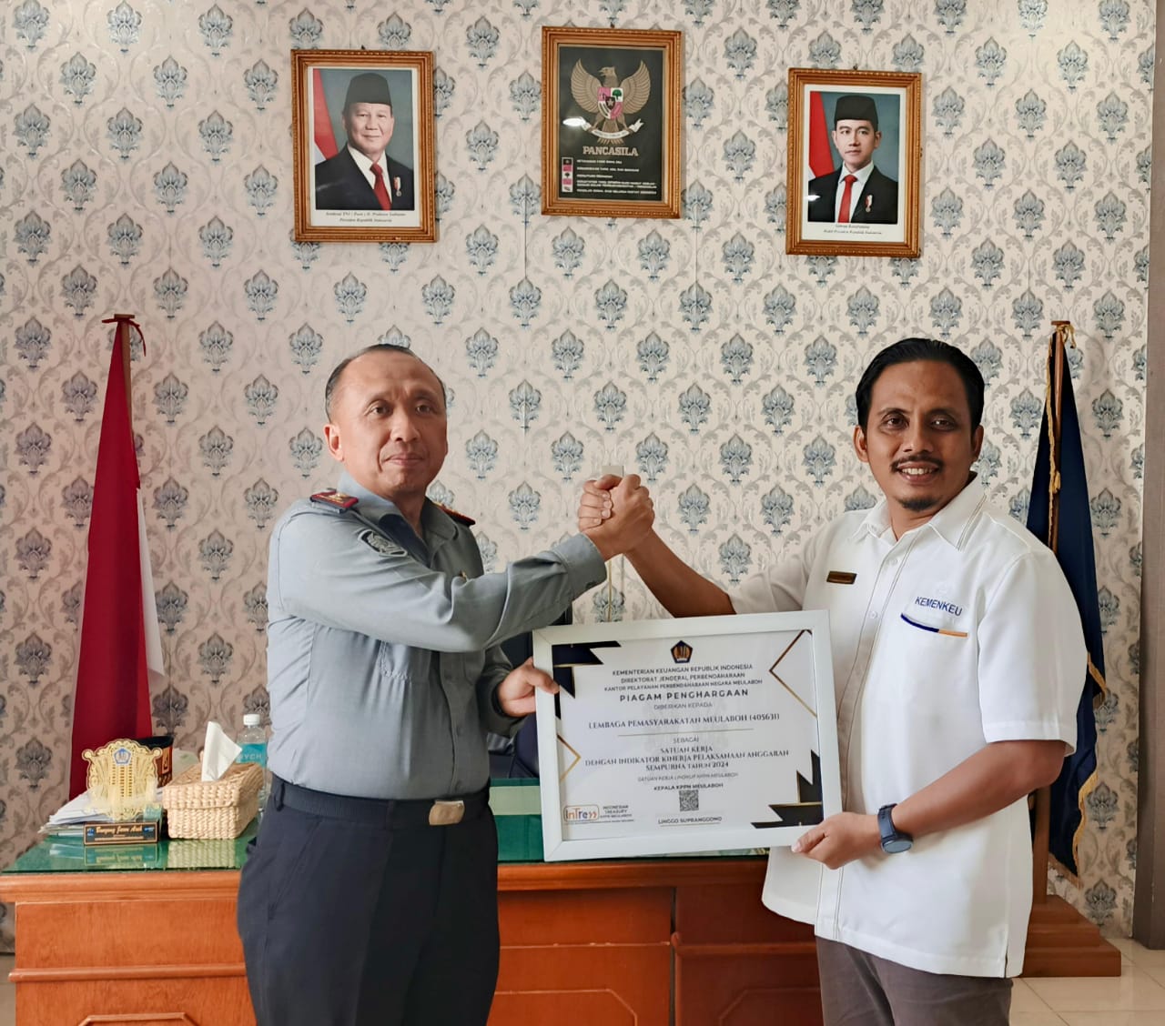 Lapas Meulaboh Raih Penghargaan IKPA Sempurna Dari KPPN