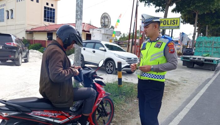 Patuh Toba 2025, Polres Humbahas Jaring 477 Pelanggaran Lalu Lintas