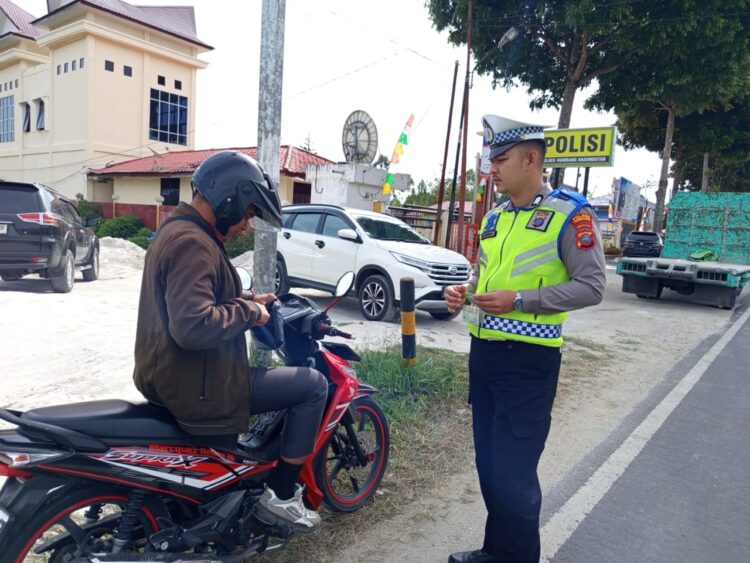 Patuh Toba 2025, Polres Humbahas Jaring 477 Pelanggaran Lalu Lintas
