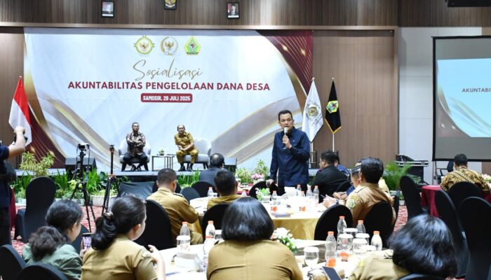 BPK RI Sosialisasi Pengelolaan Dana Desa Di Samosir