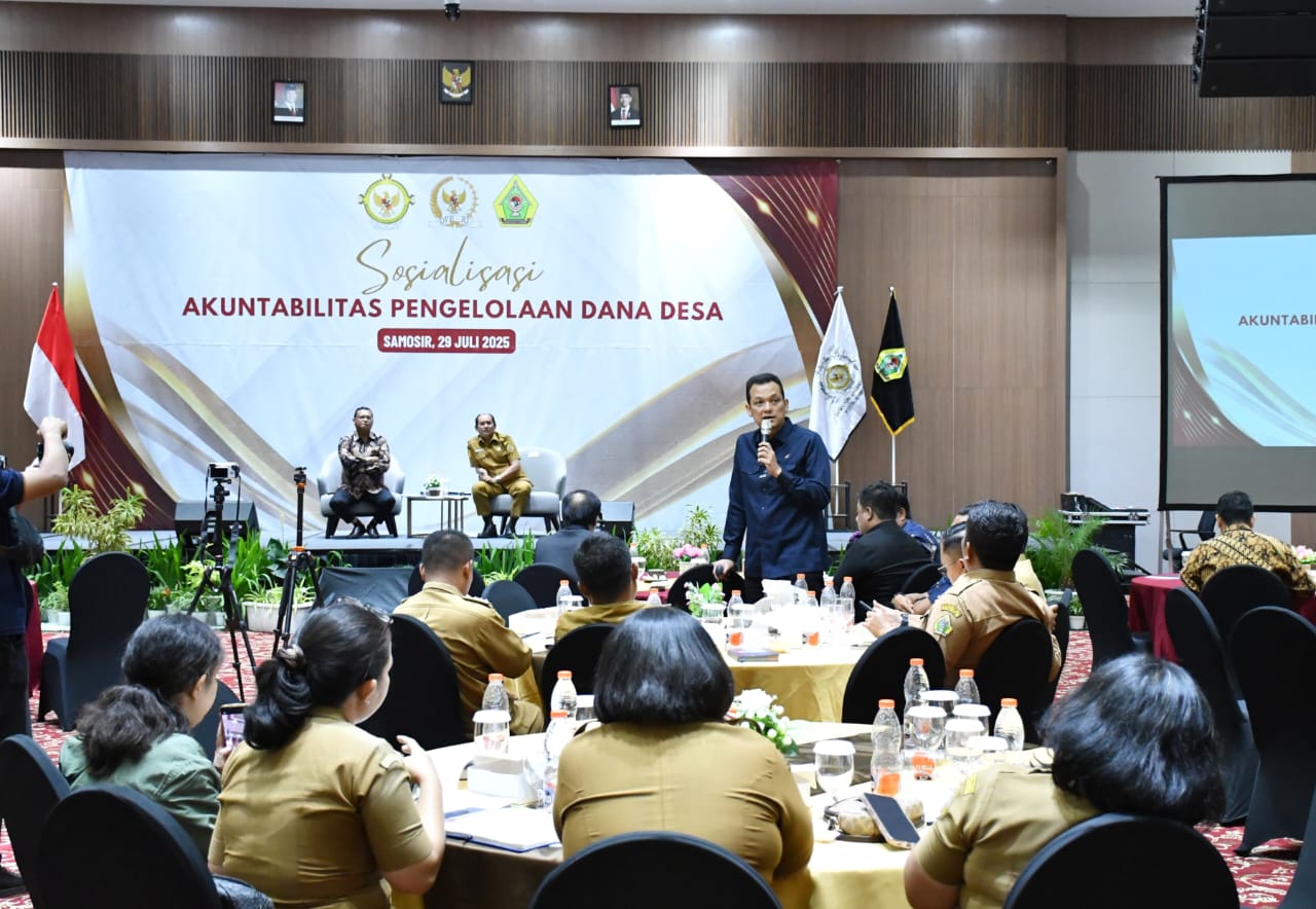 BPK RI Sosialisasi Pengelolaan Dana Desa Di Samosir
