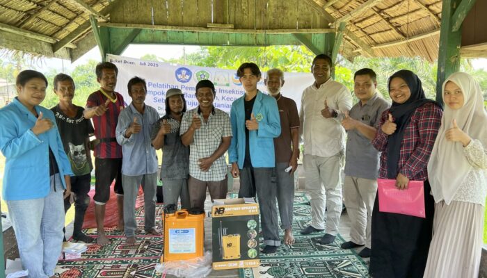 Tim PKM Unsam Kenalkan Insektisida Nabati Ke Kelompok Tani Ban Timoh Aceh Timur