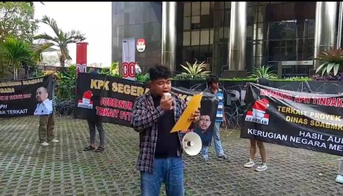 GERBRAK Tuntut KPK Periksa Gubernur Sumut