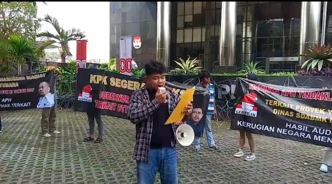 GERBRAK Tuntut KPK Periksa Gubernur Sumut