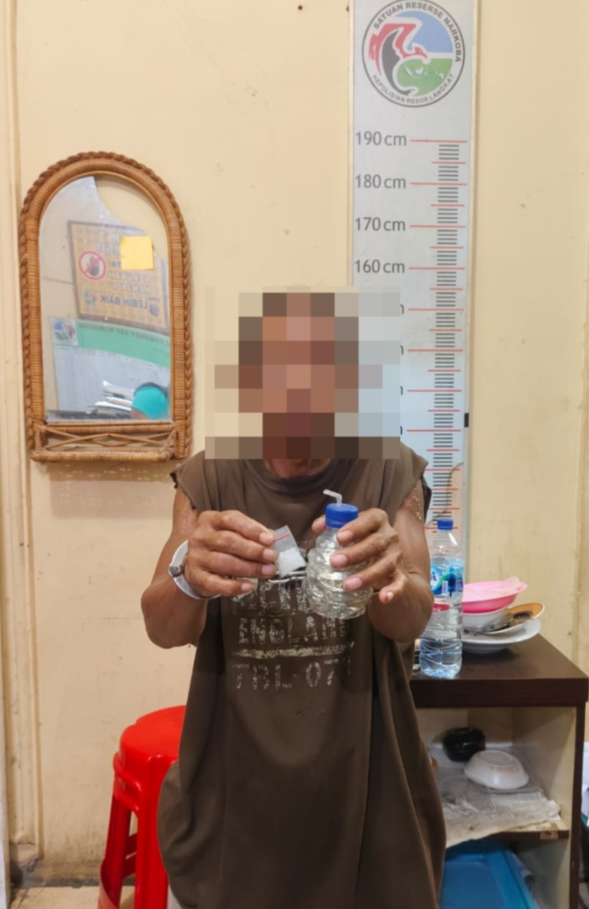 Polsek Kuala Ringkus Pelaku Sabu Di Desa Gunung Tinggi