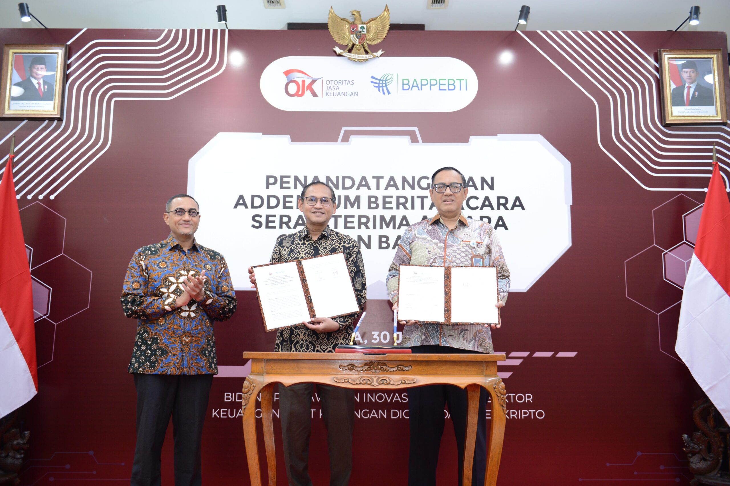 OJK Dan Bappebti Tuntaskan Peralihan Pengawasan Aset Keuangan Digital