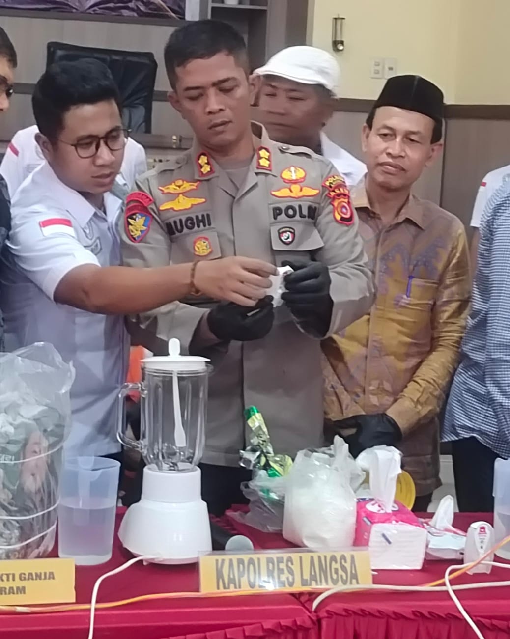 Polres Langsa Musnahkan 2.6 Kg Sabu Dan 2.1 Kg Ganja