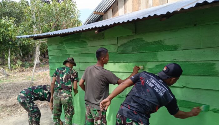 RTLH Rampung, Satgas TMMD Agara Sosialisasikan Anti Narkoba Di Pondok Pesantren