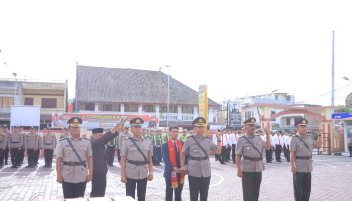 Polres Samosir Gelar Sertijab 4 PJU