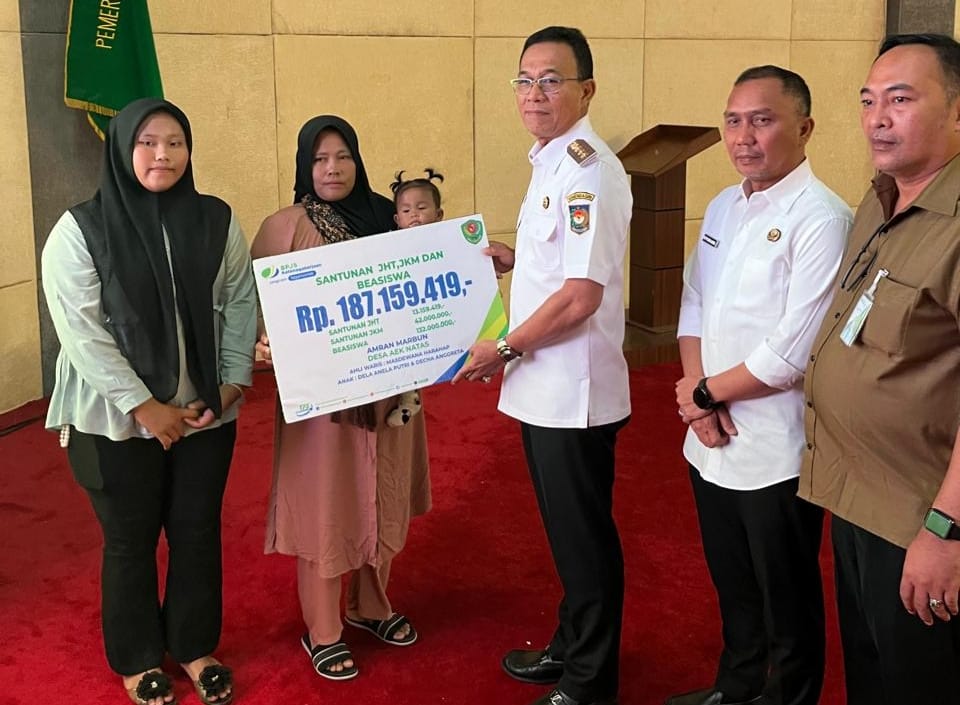 BPJS Ketenagakerjaan Dorong Pengurus Koperasi Merah Putih Di Tapsel Dilindungi Jamsostek