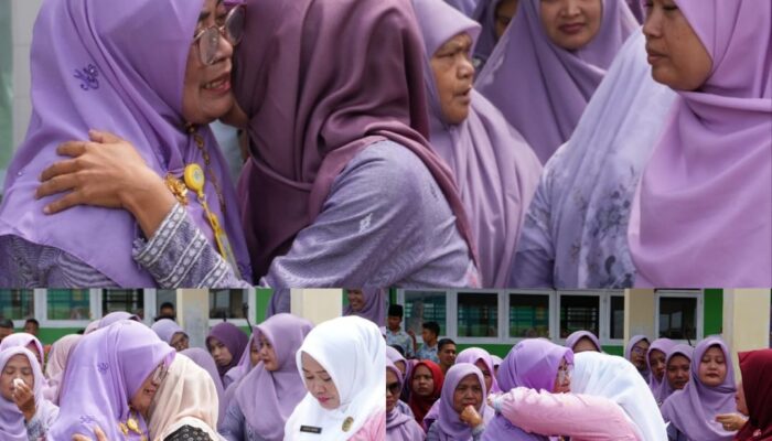 Guru Dan Murid Teteskan Air Mata Lepas Kepala MAN 1 Padangsidimpuan