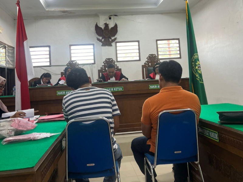 Jaksa Kejari Belawan Tuntut Seumur Hidup Dua Kurir Sabu 1,5 Kg