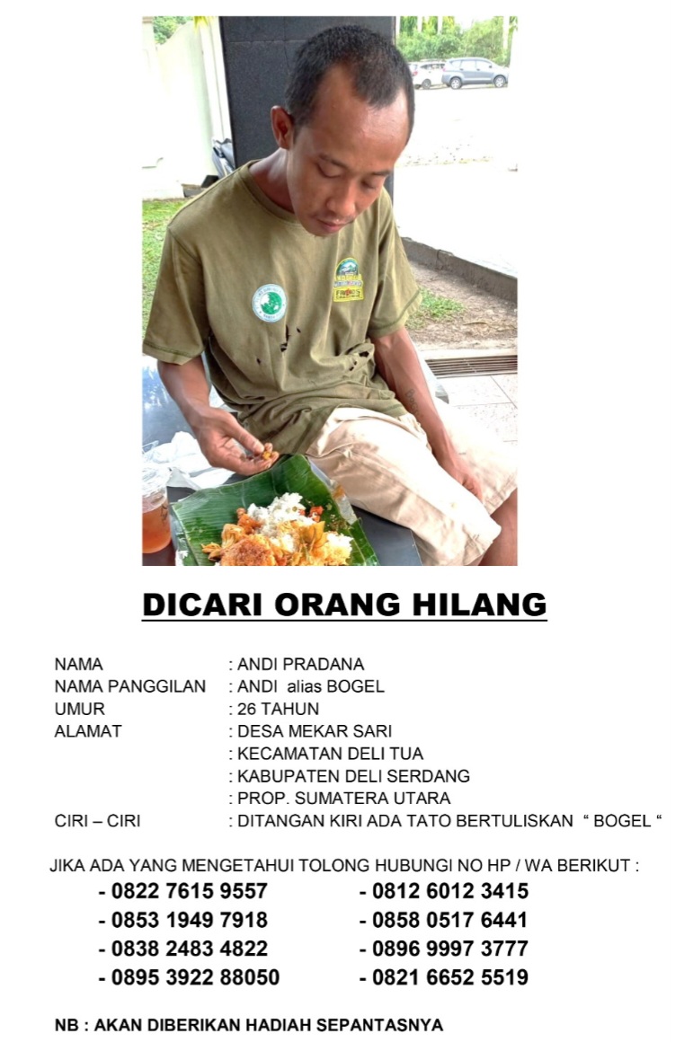 Pemuda Asal Deliserdang Hilang Di Banyuasin Belum Ditemukan